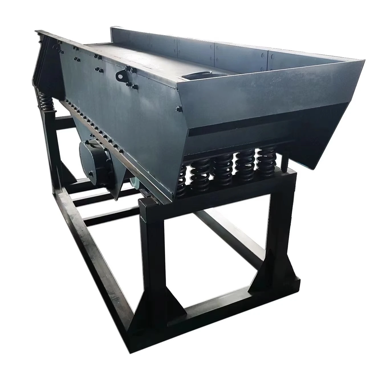 Jianlong Electromagnetic Vibrator Feeder Linear Vibratory Feeder 380V 5-800tph Long Working Life for Coal Limestone Calcium