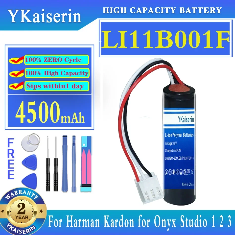 YKaiserin 4500mAh LI11B001F Battery For Harman Kardon for Onyx Studio 1 2 3 Speaker Loudspeaker