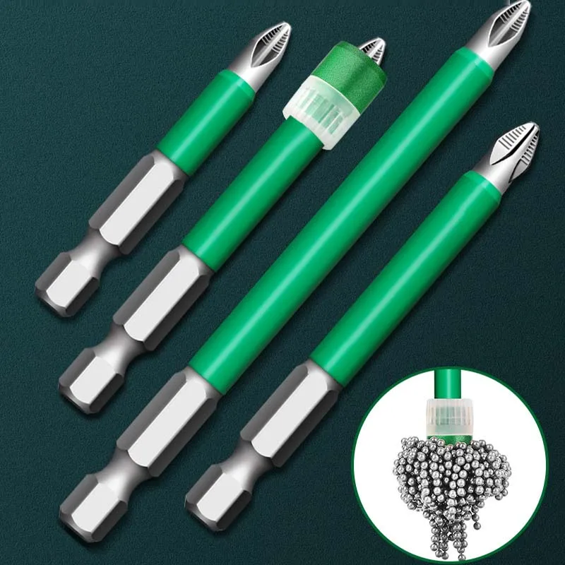 Strong Magnetic Durable Screwdriver Drill Bit Set Impact Strong Electric Screwdriver Bit Set Anti-slip Waterproof Phillips Bits