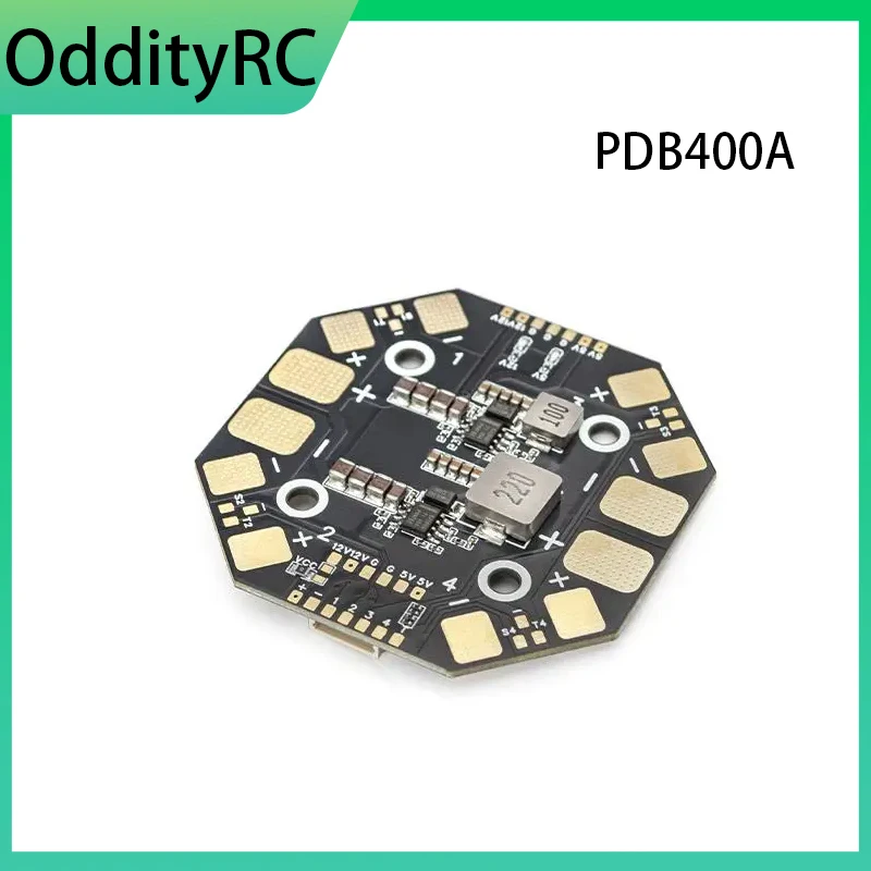 

OddityRC PDB400A distribution board 4~12S supports 12V 3A and 5V 3A electrical tuning