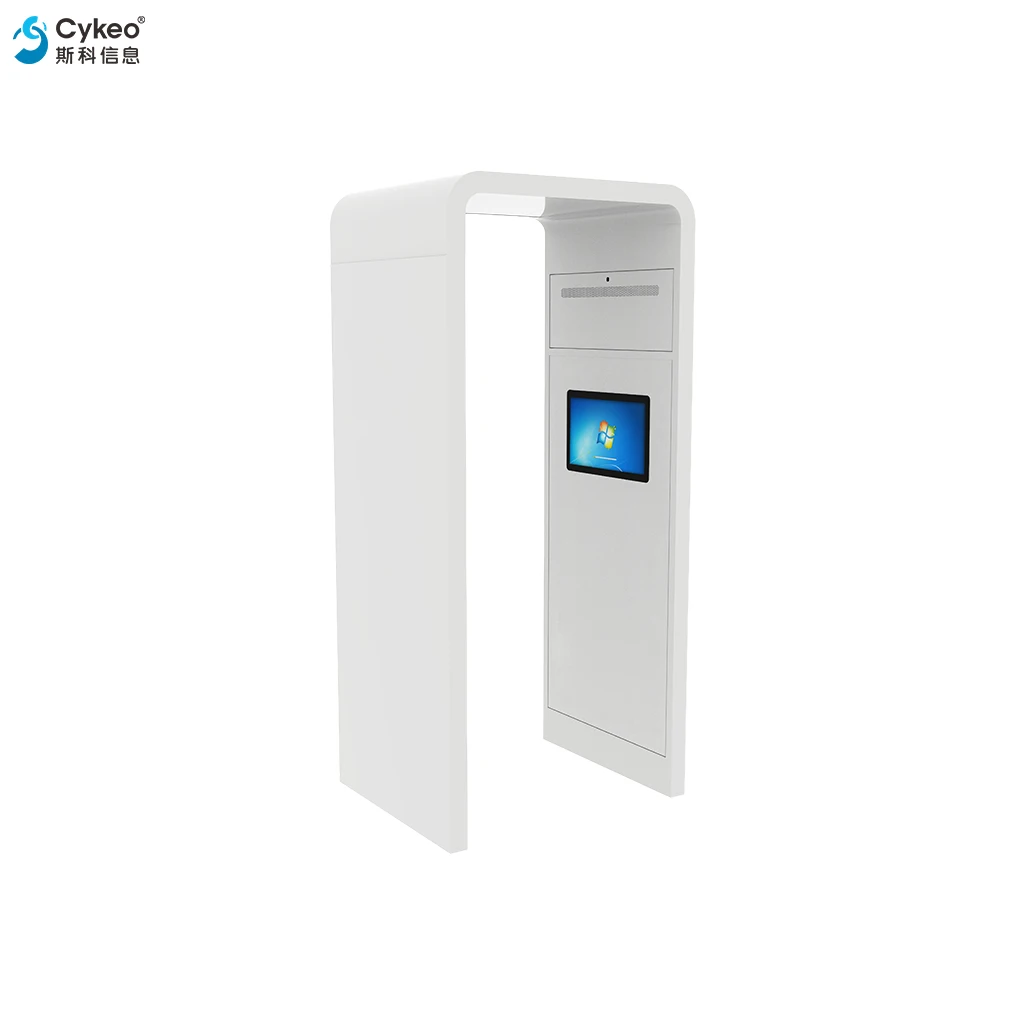 UHF RFID Access Control Gate Intelligent Channel Machine System ABS Material 860-960MHz Frequency For Vertical Access Control