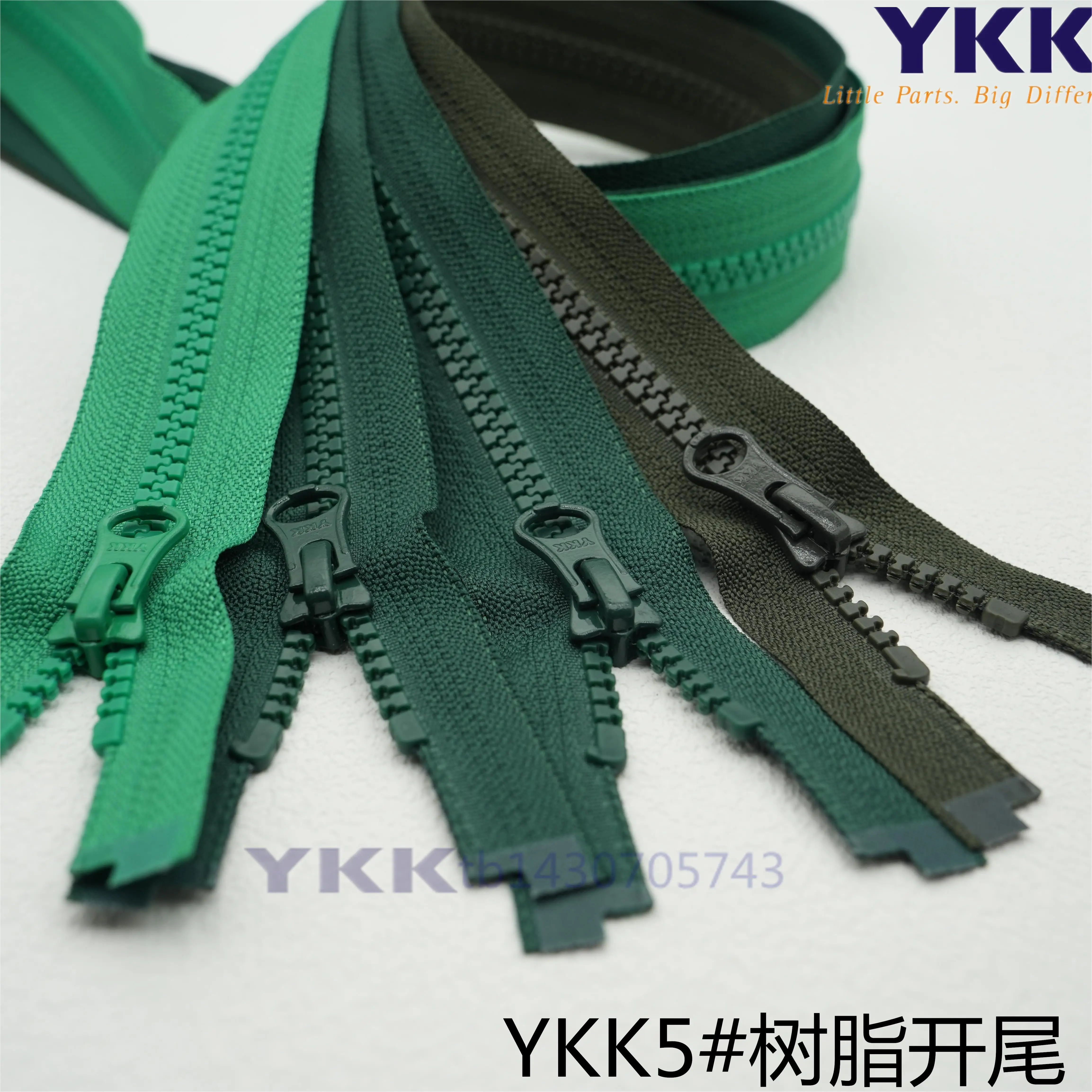 

YKK5 #Resin Single-opening Zipper Down Jacket Placket Zipper, Coat Cotton-padded Cotton-padded