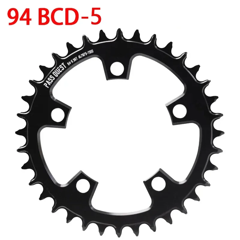 94 BCD chainring bike chain 32T 34T 36T 38T 40T 42T 44T 46T 5 bolt for 9 10 11 12 speed ROUND Narrow Wide Chainring