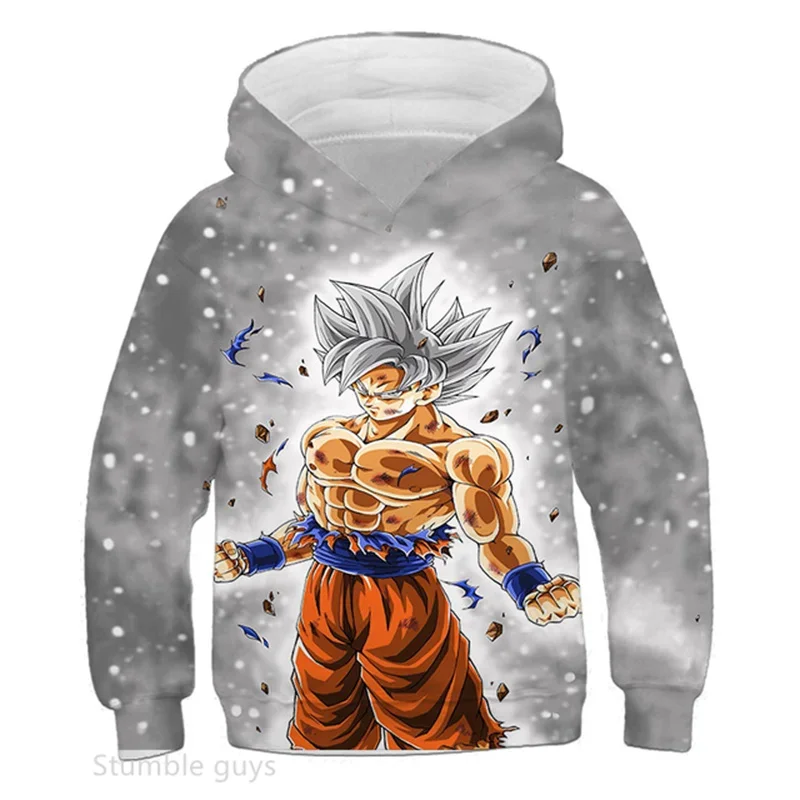 Kinder Dragon Ball Hoodies Mädchen Kleidung Jungen Super Saiyan Kinder Hoodie Kakarot Goku Streetwear