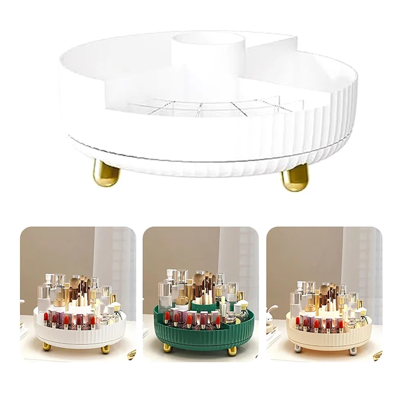 

Rotating Makeup Organizer For Vanity - Bathroom Organizer And Lazy Organizer For Cosmetics Perfume Organizer Storage Durable C