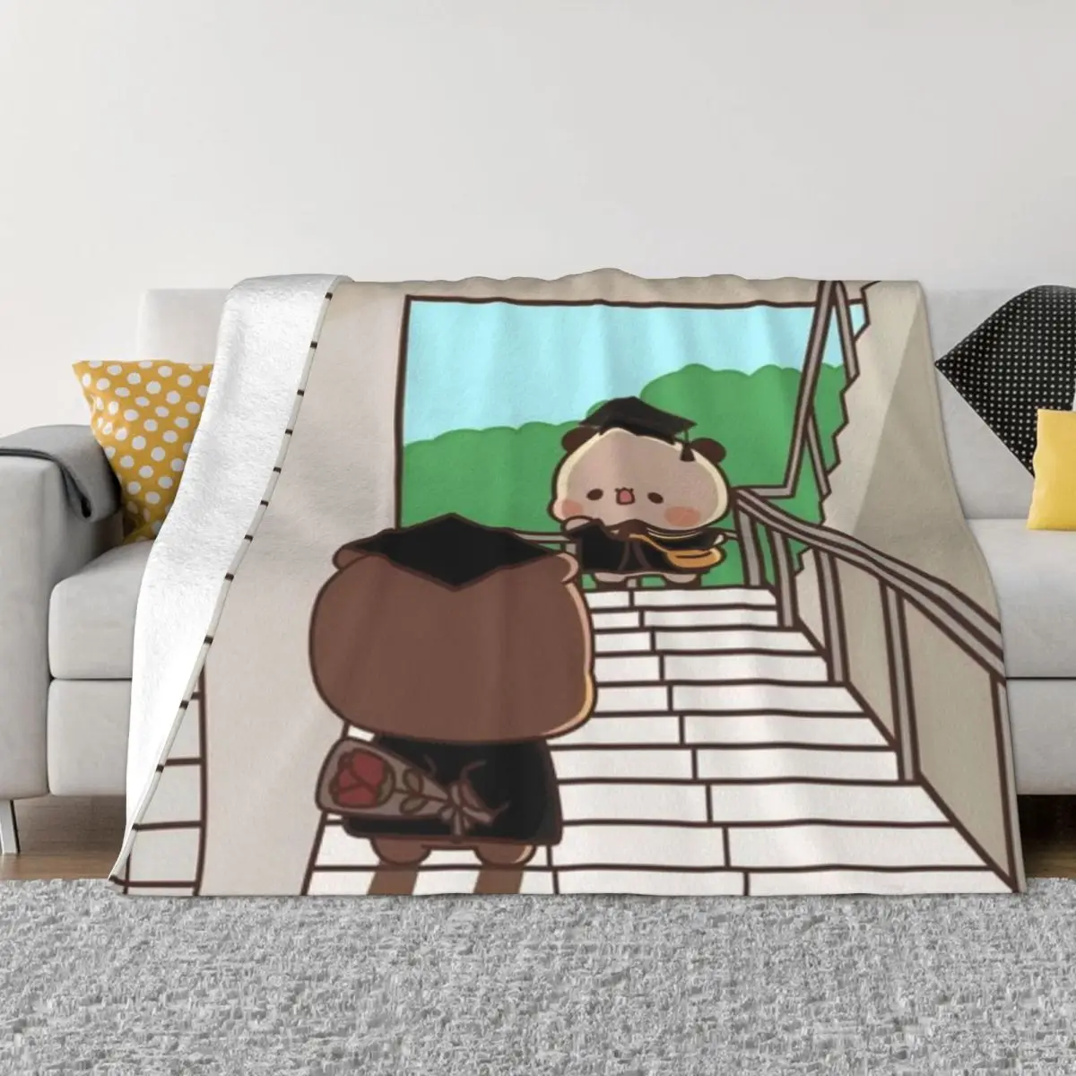 

Bubu Dudu 00217 warm Bed Blanket print blanket Winter Blankets Winter Warm Blanket Throw Blanket
