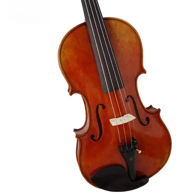 Professional German Craft Viola Flame Maple Wood String Instrument
