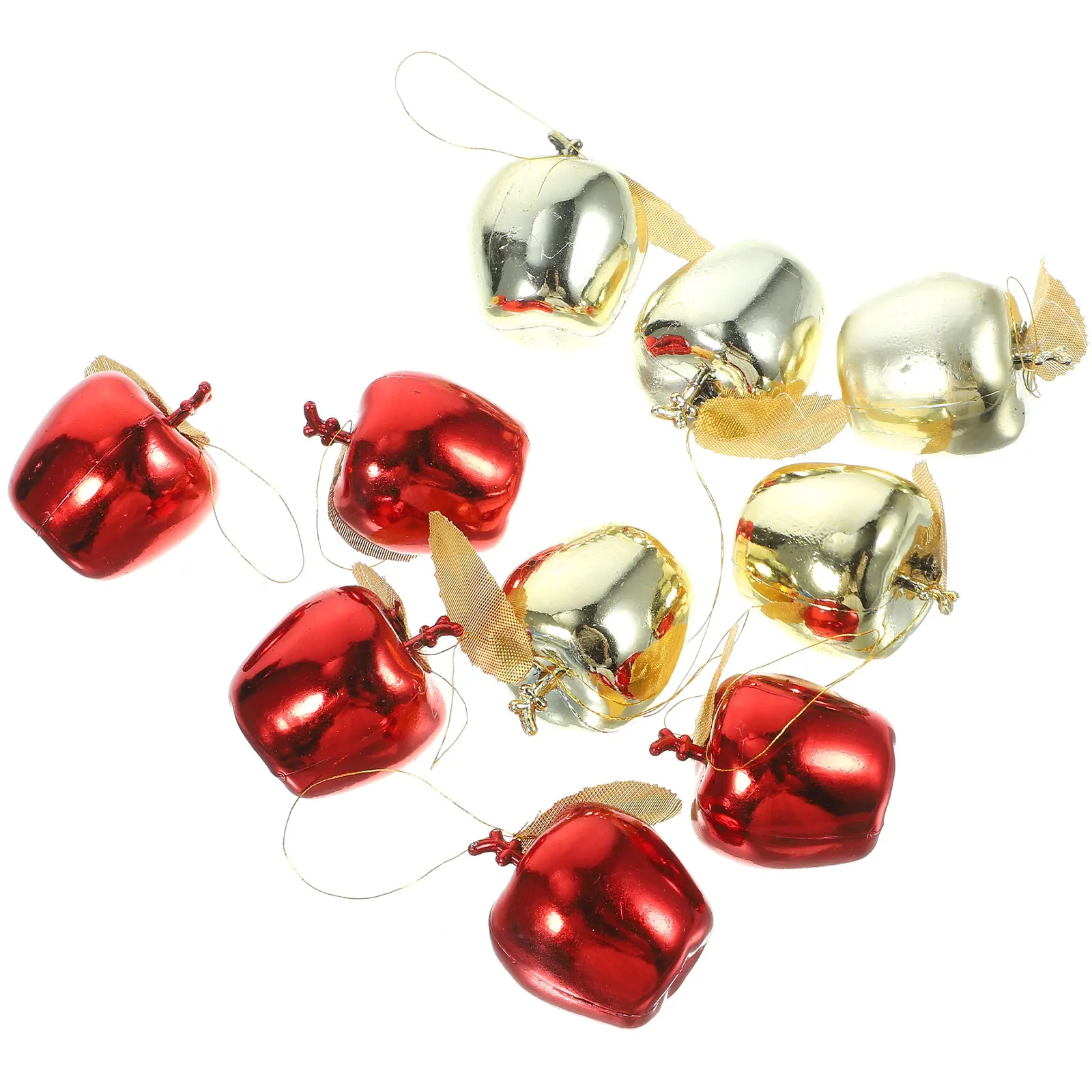 

24Pcs Mini Simulation Apple Pendant Christmas Decoration Nonfading Ecofriendly Plastic for Party Hotel Bar Christmas Ornaments