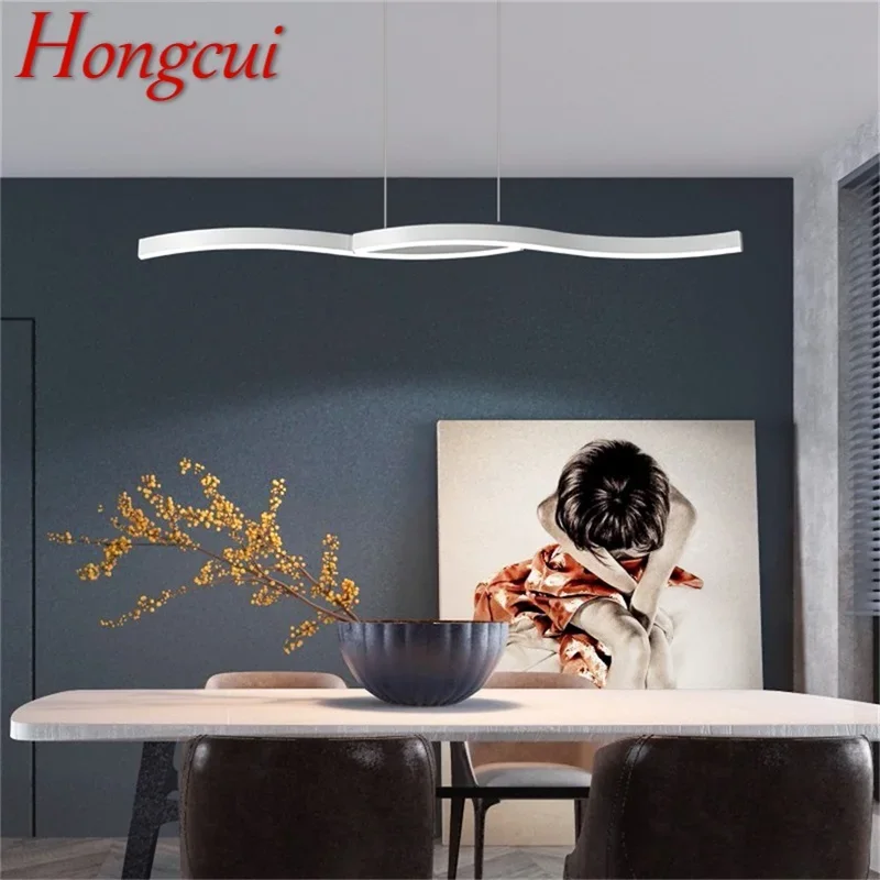 

Hongcui Pendant Lights with Remote Control Dimmable 220V 110V Modern Fixtures Decorative For Home Dining Room Restaurant