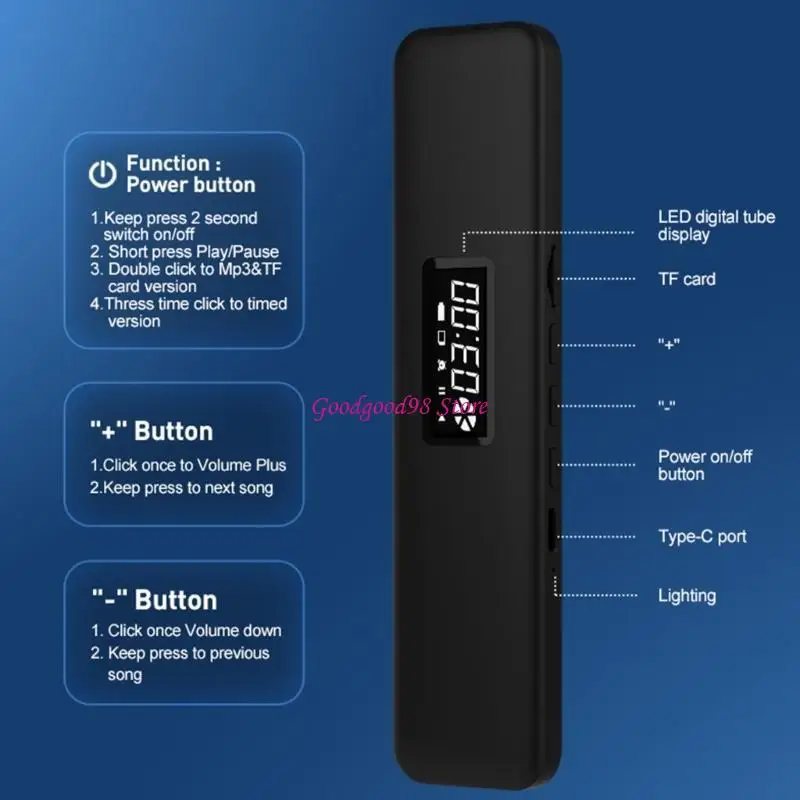 XSLEEP Pillow Speaker Bluetooth-compatible 5.3 Enabled Bone Conduction Speaker 