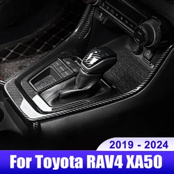 For Toyota RAV4 XA50 2019 2020 2021 2022 2023 2024 RAV 4 Hybrid Car Gear Shift Panel Decoration Cover Accessories