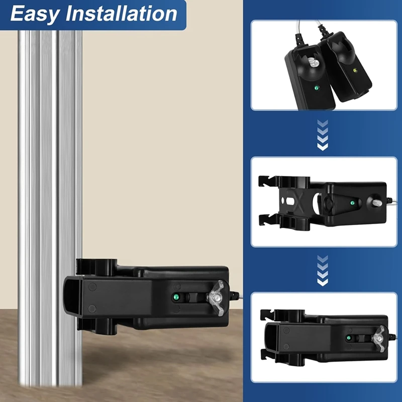 ABgaz-Capteur de sécurité Beam Eye, Ouvre-porte de garage avec Quick Ket, Convient pour Rivière A5034, Liftmaster Sears, Chamberlain, Craftsman