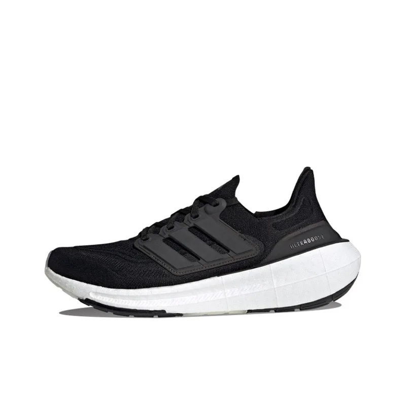 Adidas ULT Men's and Women's Running Shoes Comfortable Fabric Anti slip Lightweight Low cut Casual Running Shoes Black and White