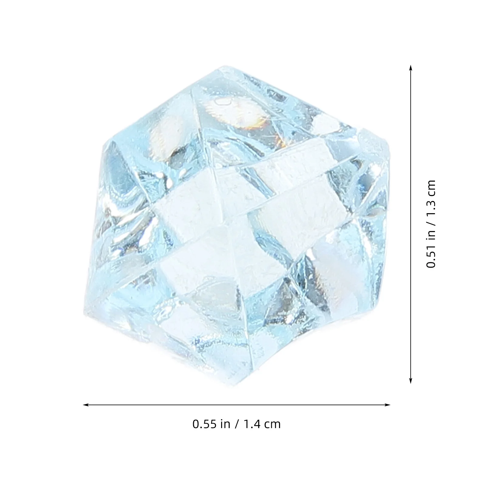 لؤلؤة كريستال أحجار الزخرفية متعدد الألوان راتنج الفلوريت شفافة حوض السمك الحصى لخزان الأسماك بونساي زهرية حشو