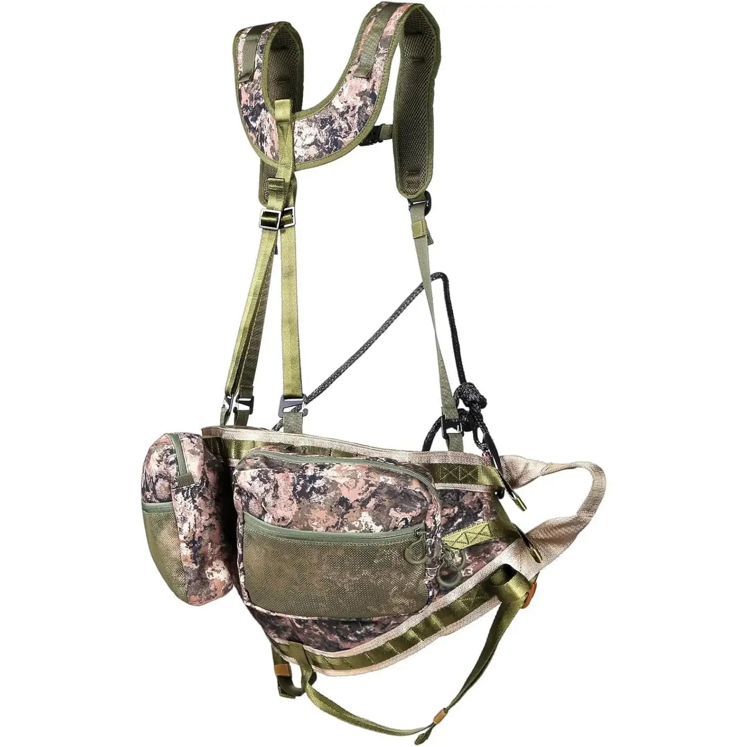 Hunting Saddle, Ultra Comfortable Tree Saddle, Lightweight Treestands Accessories for Hunting, Adjustable Tree Climbing Saddle,