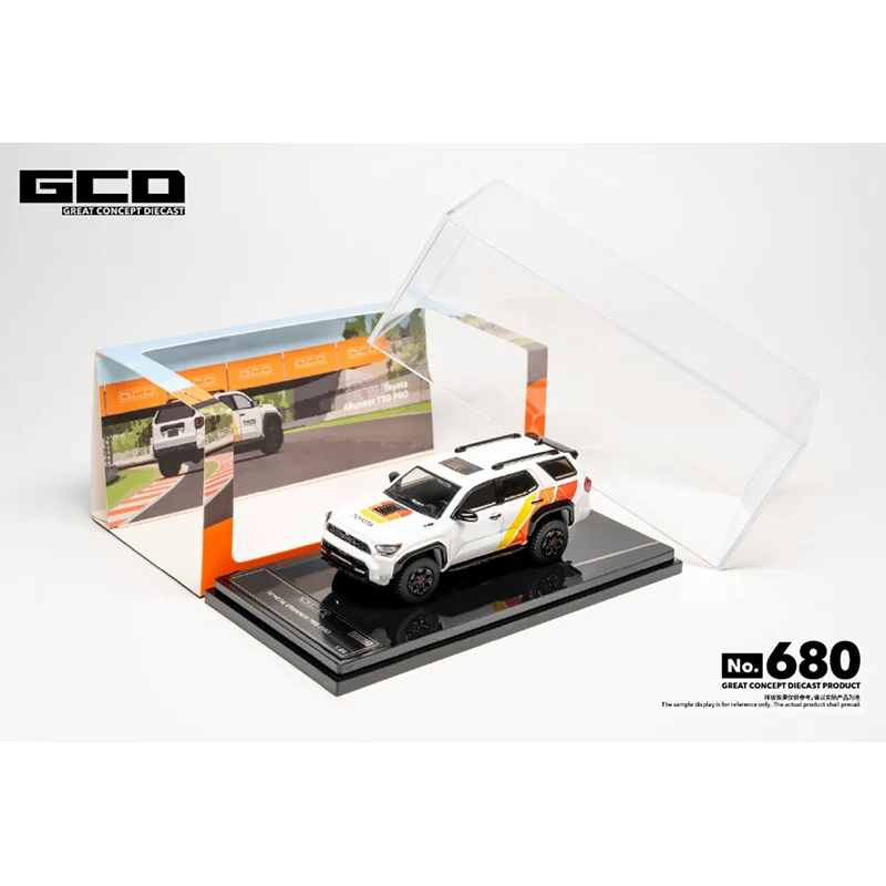 GCD 1/64 Scale 4Runner TRD PRO Die-cast Alloy Car Model Collection Piece Decorative Gift Item