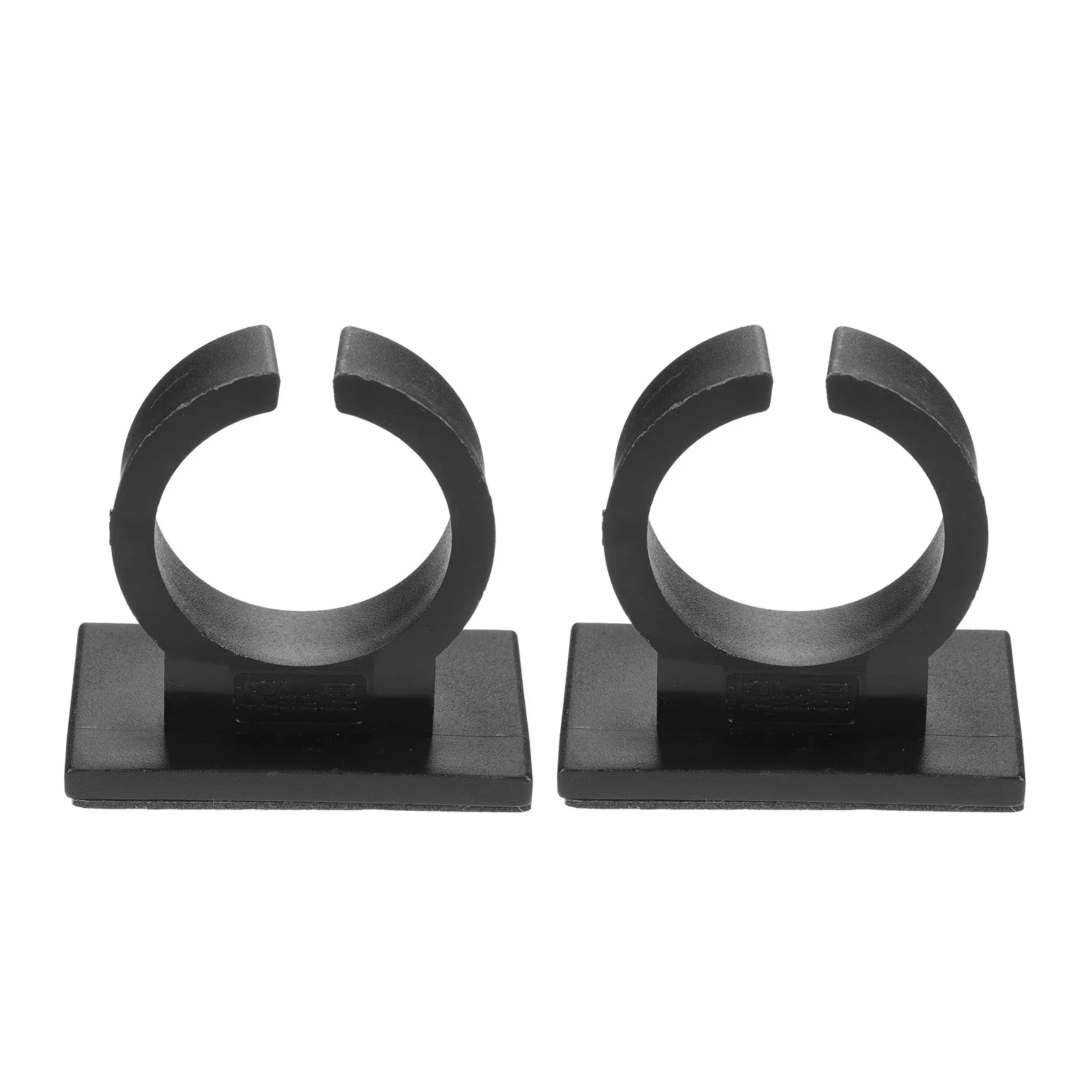 

2pcs Plastic Microphone Clips Durable Mic Holder With Adhesive Back For Interview Use Microphone Support Bracket Mount Accessory