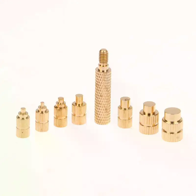 8Pcs/set Brass Heating Soldering Iron Tips, 3D Printer Hot Melt Nuts Implant Tool Iron Connector