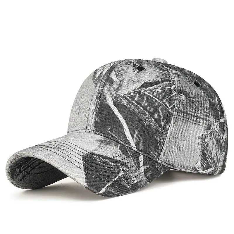 Embroidered Fish Mens Caps Camouflage Hunting Fishing Men Baseball Cap Summer Fisher Man Hat For Men Casual Bone Casquette