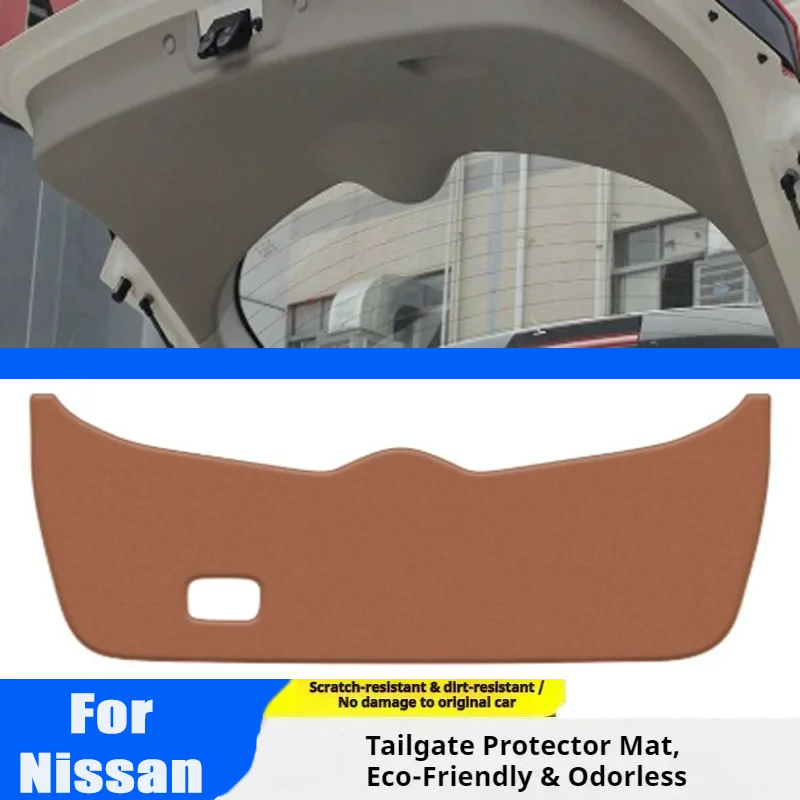 Trunk Pad For NISSAN New Tiida 2011-2022Leather Car Trunk Protective Pad Decoration Protection Cover Scratch Resistant Dirtproof