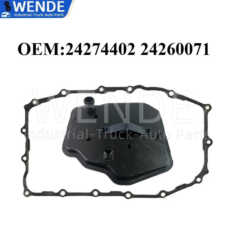 OEM 24274402 24260071 Transmission Filter With Gasket Kit For 2015-2024 Cadillac Escalade ESV Chevrolet Express 2500 GMC Canyon