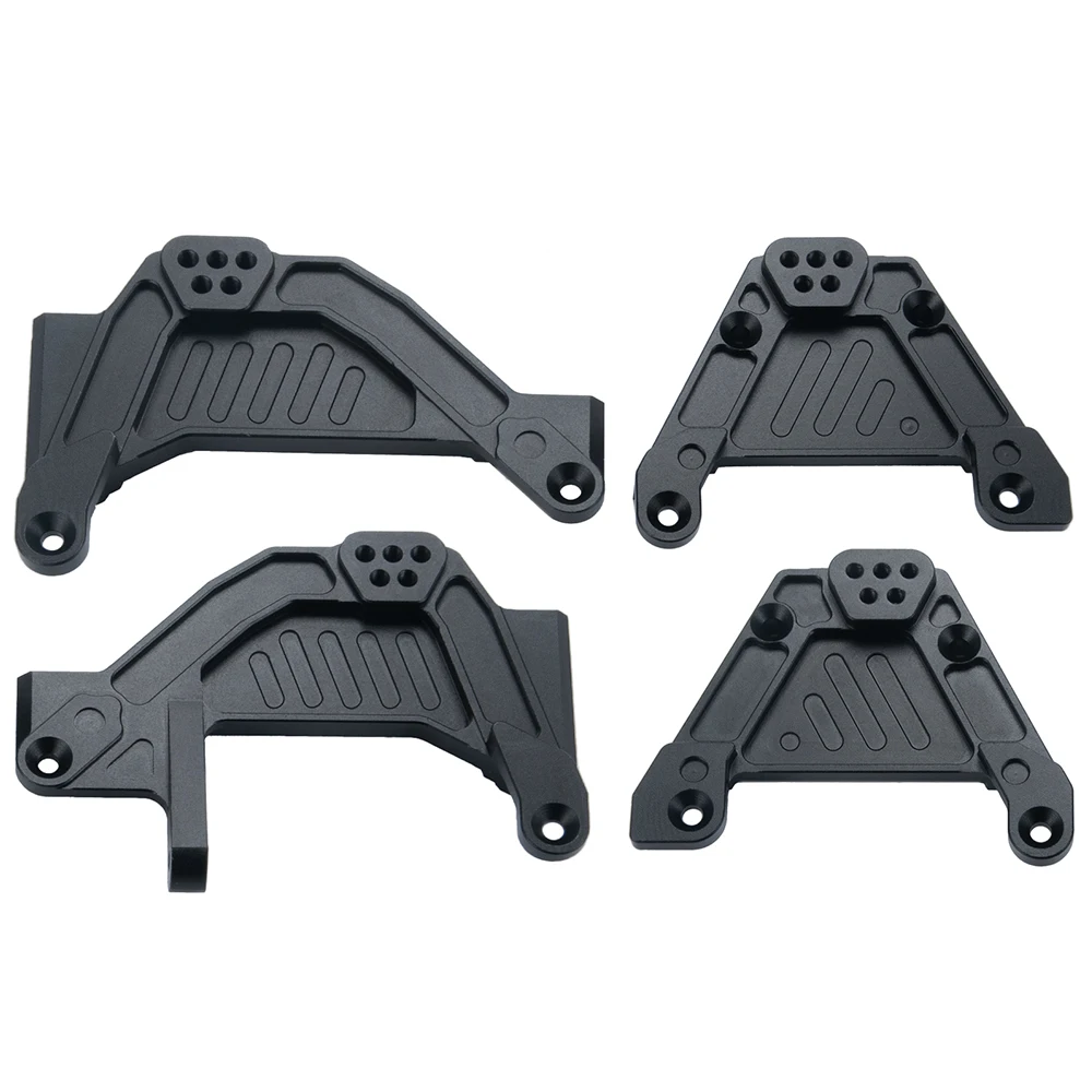 Aluminum Front & Rear Shock Towers Damper Mount for Axial SCX6 AXI05000 Wrangler AXI05001 Trail Honcho 1/6 RC Car Model