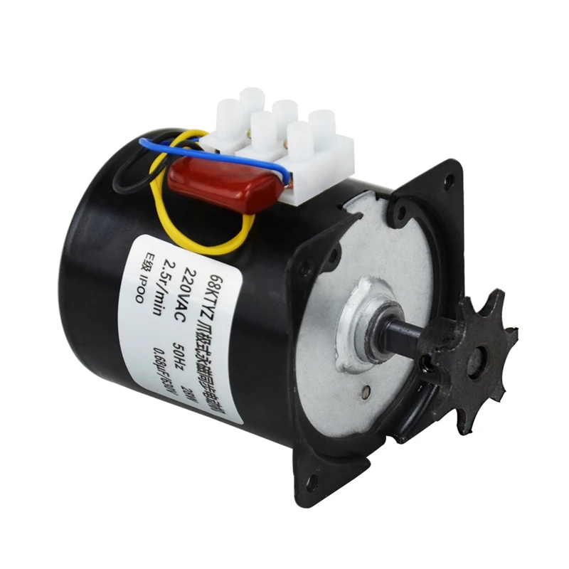 KX4B 220v Synchronous Motor Replacement 2.5 r/min for Chicken Egg Incubator Turner