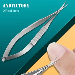 1Pcs Cuticle Scissors Extra Fine Curved Professional  Grooming kit Eyebrow Eyelash Trim Nail Dry Skin Manicure Tool