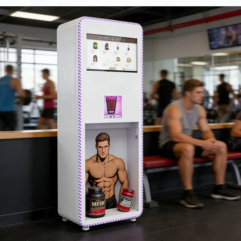 Custom Supplement Protein Shake Vending Machine After Exercise, Can Customize Spoon-type Protein Powder Vending Machine