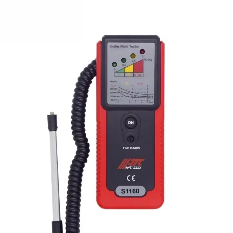 Brake Fluid Moisture Tester Pen, High-Precision Automotive Brake Oil for Auto Repair Shops