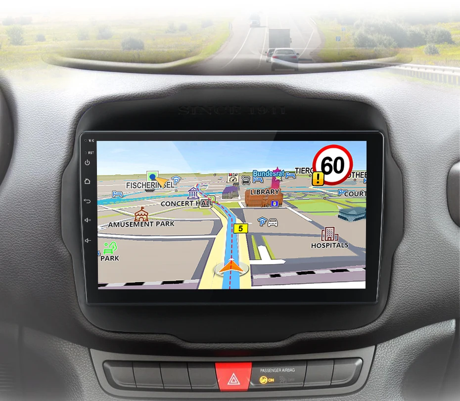 Junsun Wireless Carplay Android Auto Autoradio für Jeep Renegade 2016-2020 GPS Intelligente Systeme Stereo Multimedia Autoradio – Detail 18