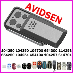 AVIDSEN 104251 104257 114253 104700 104250 104350 654300 654250 654100 614701 Garage Door Opener Remote Control Command 433MHz