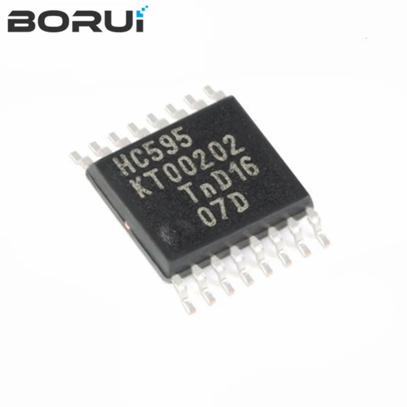 10 buah TSSOP-16 74HC595 TSSOP16 HC595PW TSSOP SMD SMD