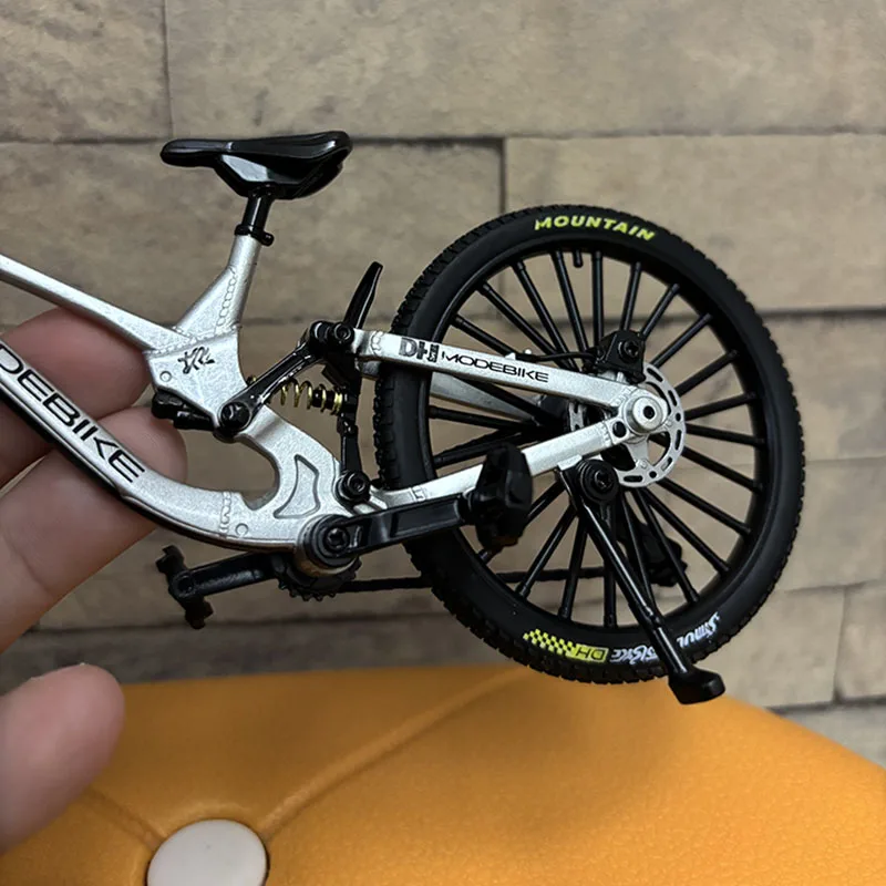 1:8 Mini-Legierungs-Fahrradmodell Mountainbike Fingerbikes Druckguss-Simulation Sammlerstücke Geschenke Spielzeug für Jungen – Detail 5
