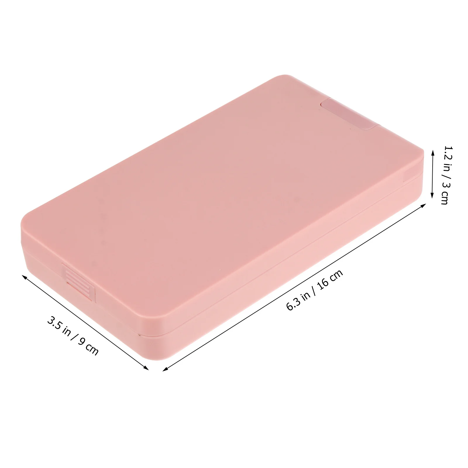 5Pcs Makeup Mirror Set LED Light Folding Travel Mirror with Brush Storage Rotatable Compact Vanity for Women Girls Gift