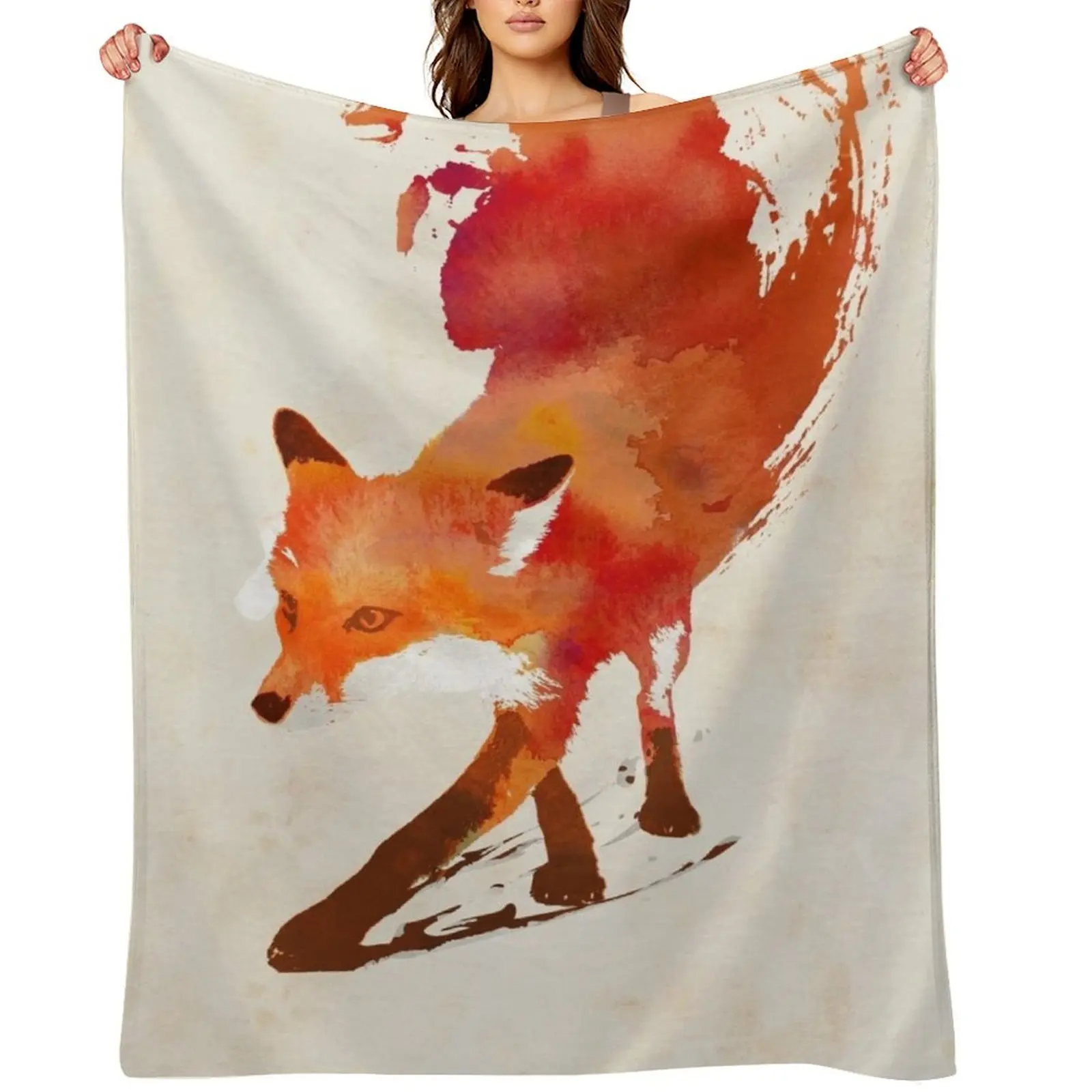 

Vulpes Vulpes Throw Blanket for babies for winter Sofas Sleeping Bag Blankets