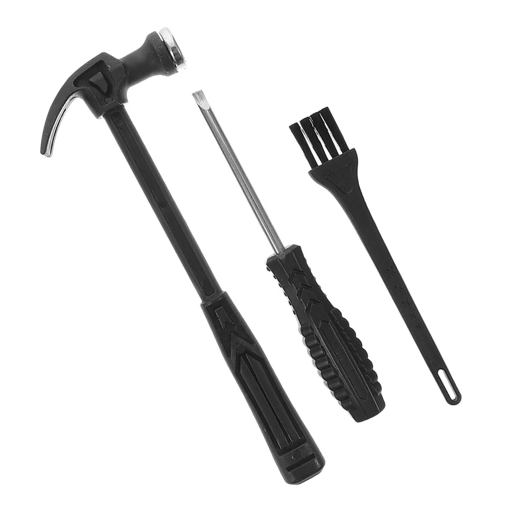 1Set Children's Excavation Digging Tool Kit Educational Plastic Hammer Chisel Brush Learning Set for Developing Hand Eye