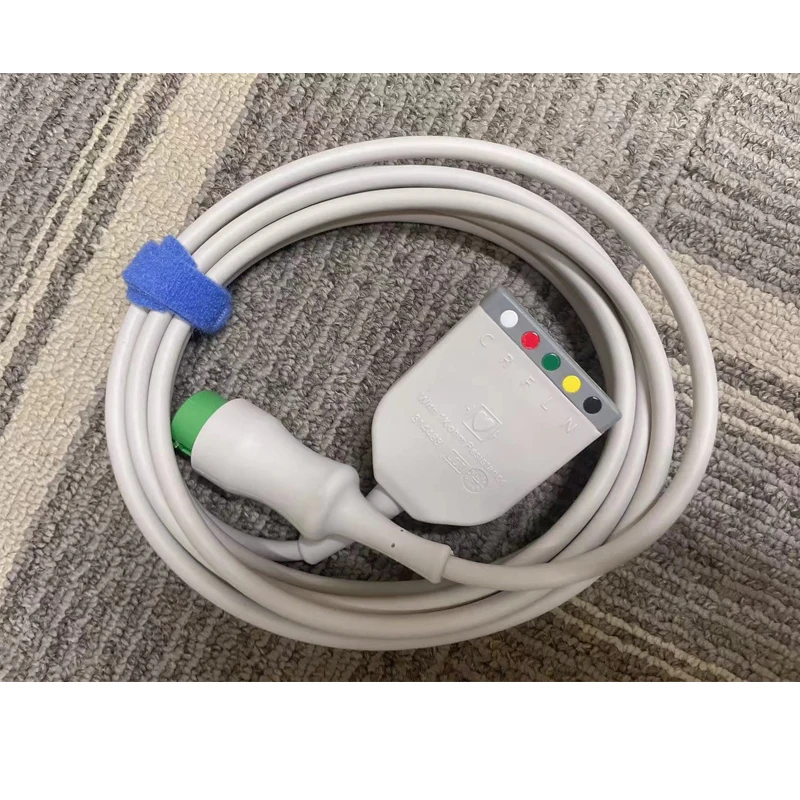 NEW EV6201 Original ECG Cable 5leads  D3 D6 12Pin Host Cable
