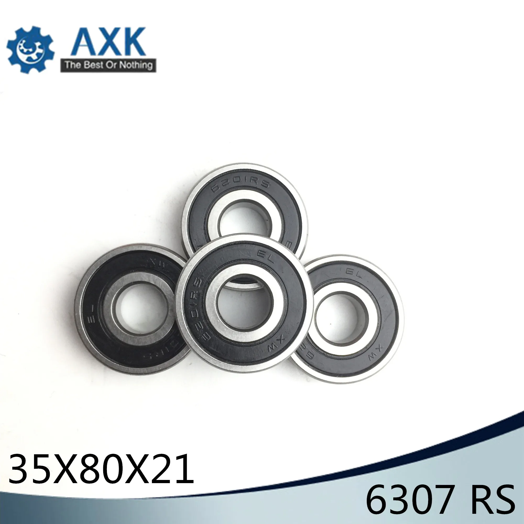 

6307RS Подшипник ABEC-3 (1 шт.) 35*80*21 мм Радиальные шарикоподшипники 6307-2RS 6307RZ 180307 RZ RS 6307 2RS Качество эквалайзера