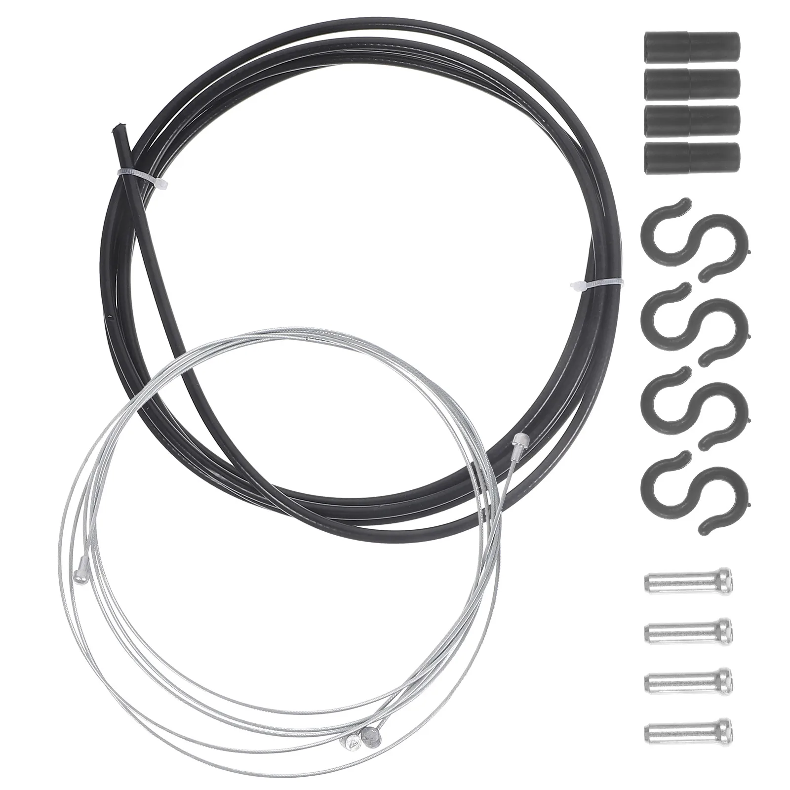 

Brake Cable Bike Cables Front Rear Bike Brake Cable Kit Durable Galvanized Steel Mountain Road Folding Bikes Replacement Parts