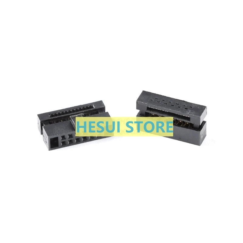 FC-6/8/10/12/14/16/20/24-50P 1.27mm spacing three-piece press head IDC connector