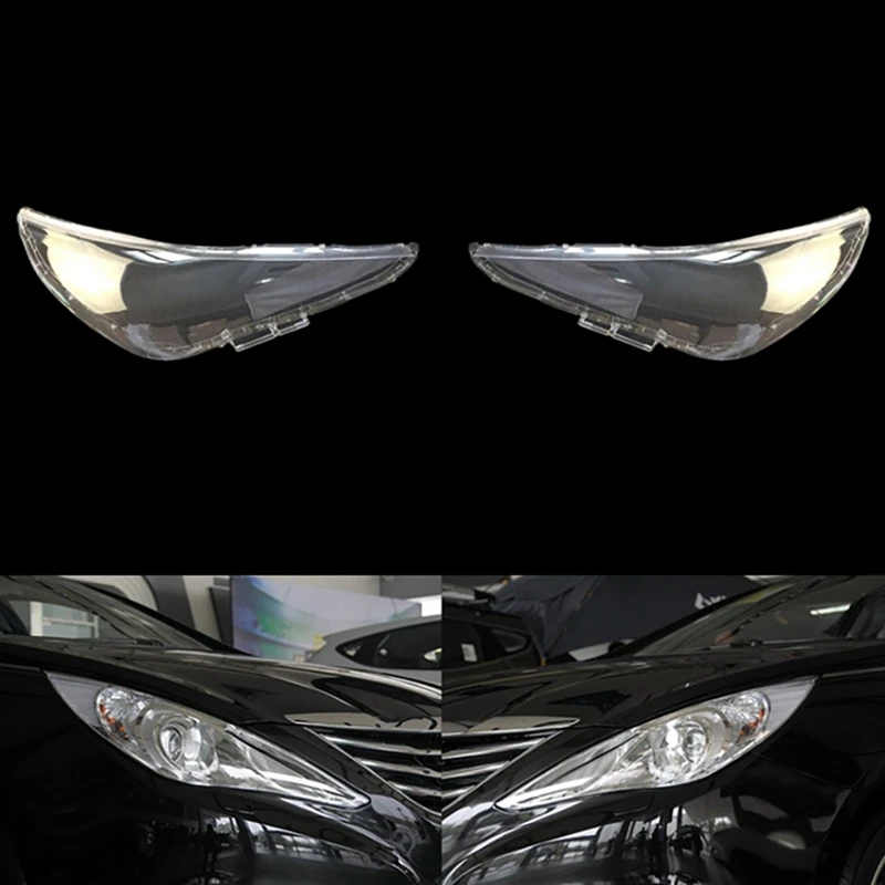 Headlight Lens Head Light Lamp Cover Front Car Light Shell For Hyundai Sonata 2011 2012 2013 2014