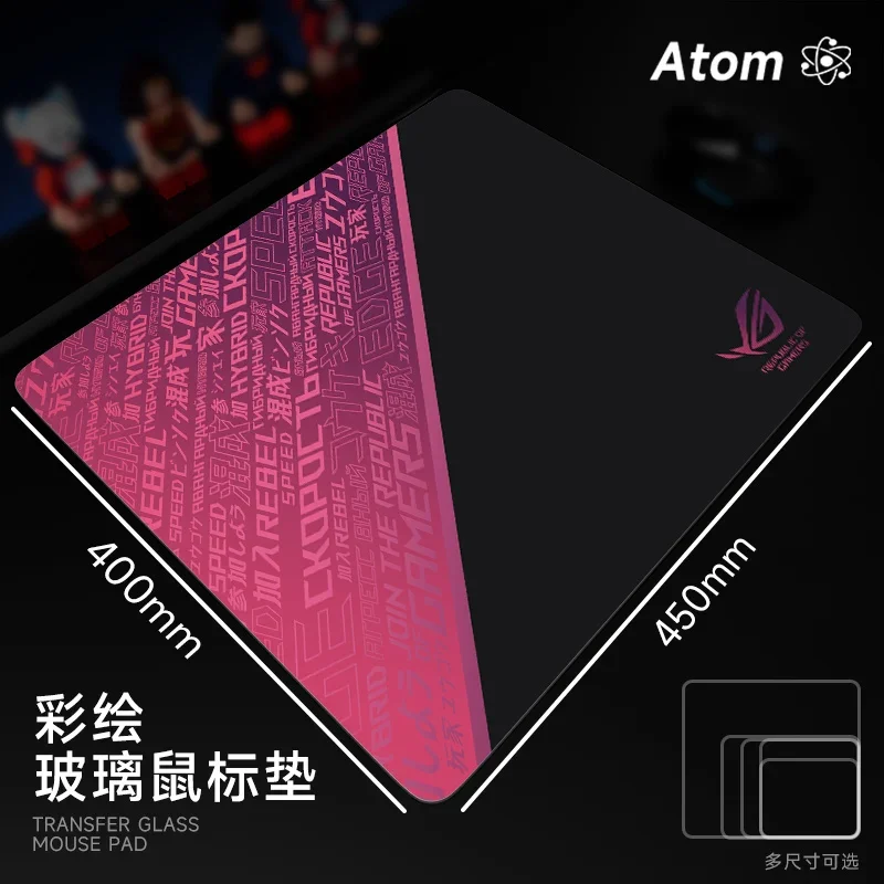 Sky Pad Photovoltaic Glass Mouse Pad Custom ROG Toughened Upgrade Large MousePad Xxl for VALORANT Cs2 FPS E-Sports Gaming Pad