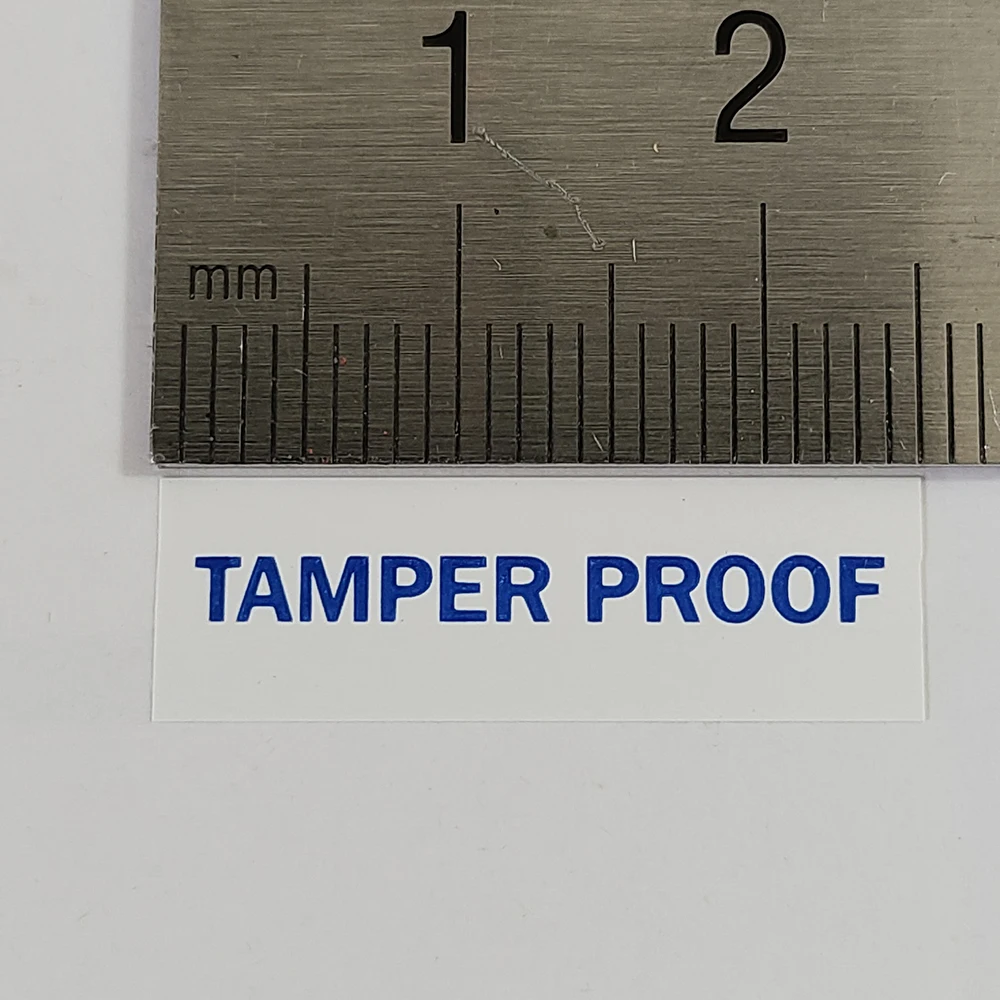 90pcs 25x8mm TAMPER PROOF Security Seal Removal Forbidden Brittle Paper Label Tamper Evident Sticker Repair Guanantee Invalid