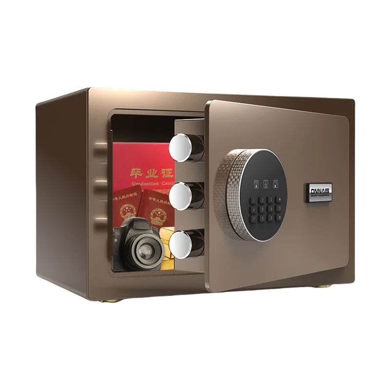 

Цельнометаллический безопасный бытовой небольшой WIFI пароль офисный сейф противоугонный мини-сейф с отпечатками пальцев