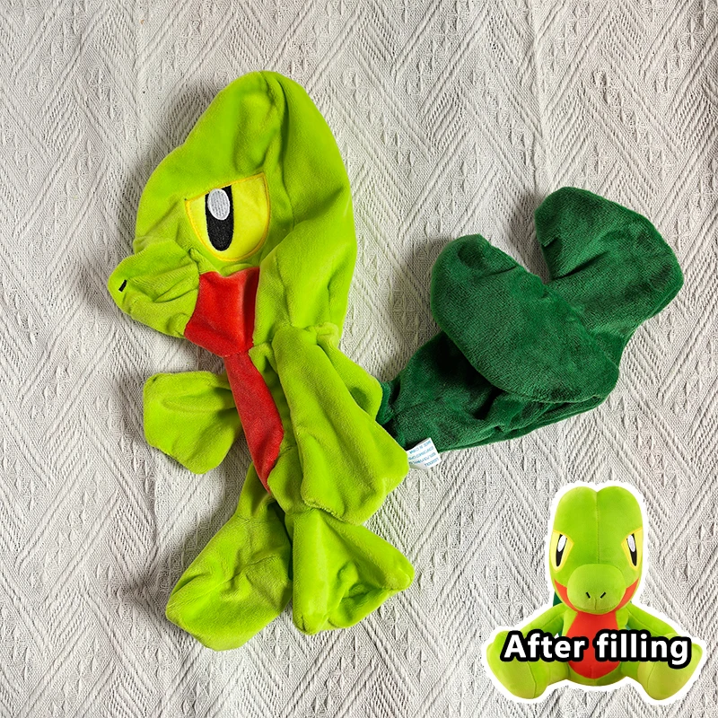 

35/45/65 см Treecko Pokemon плюшевые игрушки огромный Pokémon плюшевая полуфабрикат кожаная кобура подушка подарок для детей Рождество