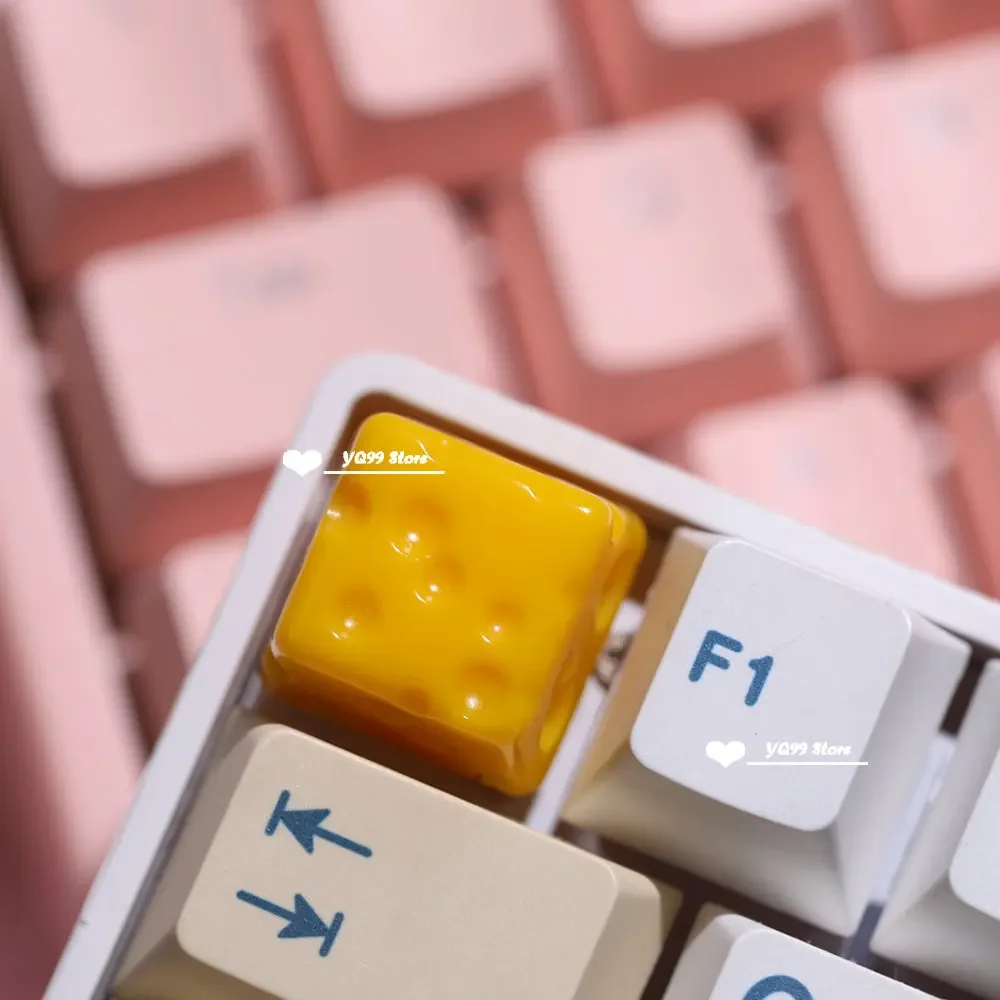 

Limited Special Price，ESC Keycaps Cheese Cake Resin Game Computer Mechanical Keyboard Keycap Personality for Key Cap Accessories