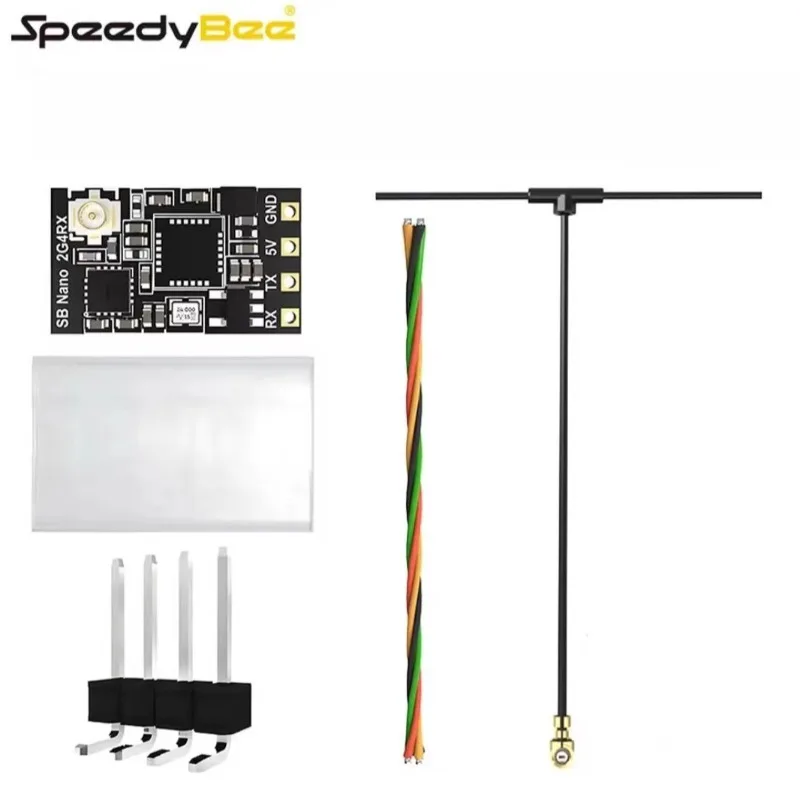 

Приемник SpeedyBee Nano ELRS 2,4 ГГц, 915 МГц, двухдиапазонный FPV-приемник дальнего действия, радиоуправляемый дрон-приемник с низкой задержкой