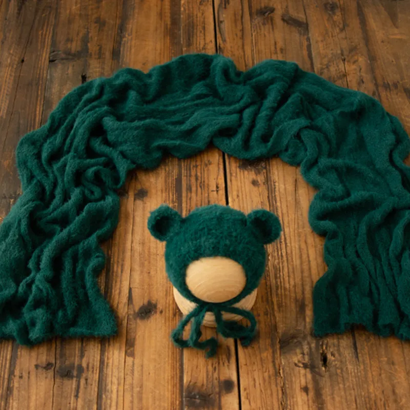 Accesorios de fotografía recién nacido, paño envolvente de felpa, manta para bebé de 100 días, accesorios de estudio de modelado