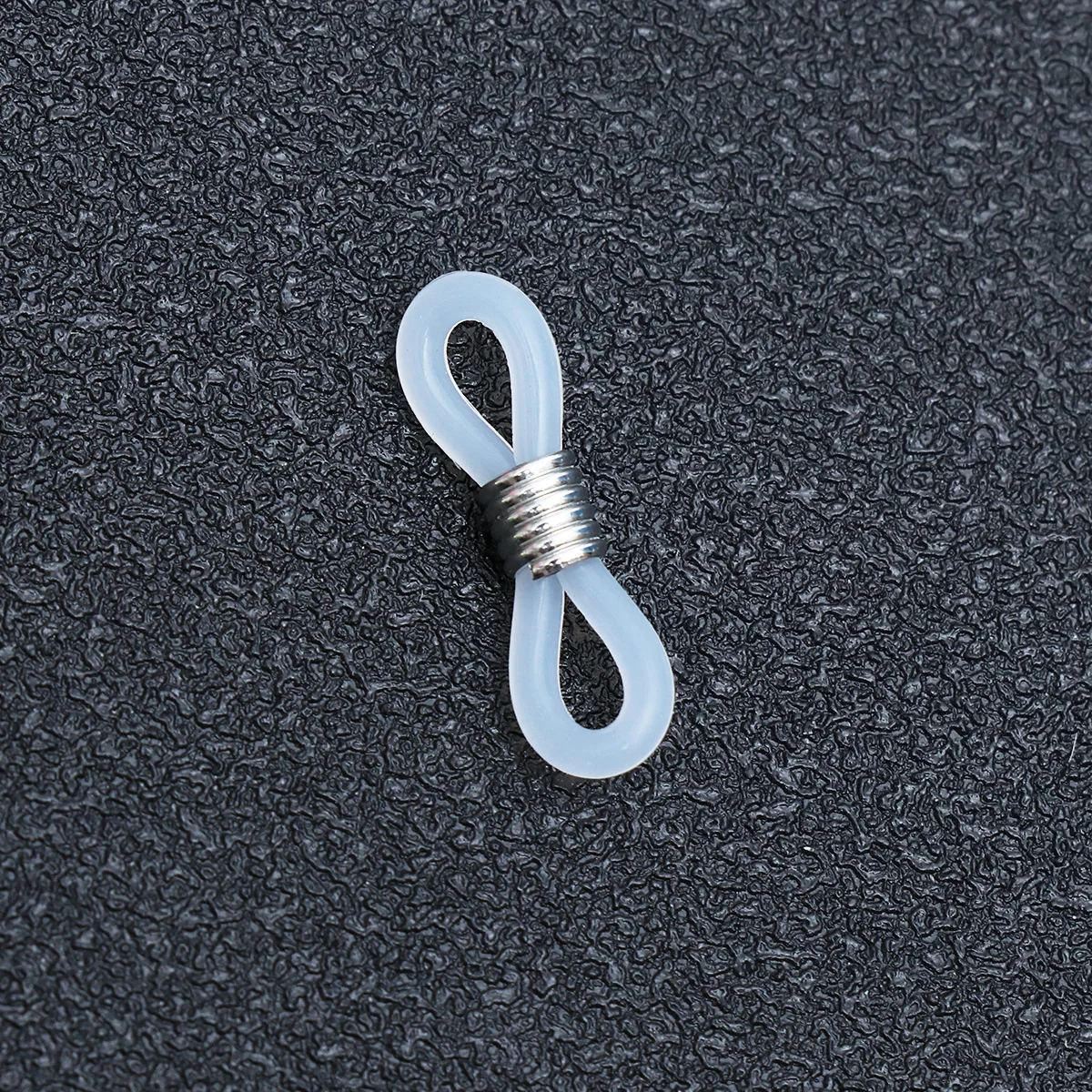 

100pcs Silicone Glasses Chain Fixing Ring Adjustable Metal Coil Non-Slip Eyeglass Cord Holder Ring Golden Durable Easy Install